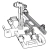 Adapter XB2 na trzeci rower do bagażnika SPINDER TX2 i FG3 BLACK
