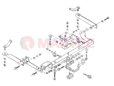 Hak z kulą odkręcaną STEINHOF C-127